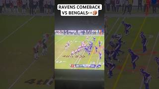 RAVENS DEFENSE MAKE HUGE STOP AGAINST BENGALS😳🏈 shorts nfl heyyshaun [upl. by Eiramaneet360]