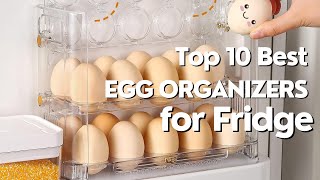 Top 10 Best Egg Organizers for Fridge on Amazon  Efficient amp Stylish Egg Storage Solutions [upl. by Dnumde874]