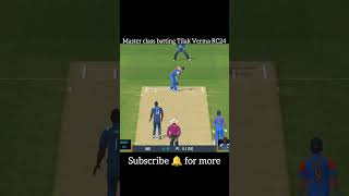 Master class batting Tilak Verma RC24 😎realcricket24 cricket realcricketnewupdate [upl. by Otila]