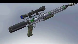 Gunpower sss em 3D desmontada [upl. by Eniamaj903]