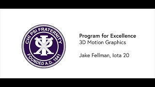 Virtual P4E 3D Motion Graphics with Jake Fellman I 20 [upl. by Leora484]