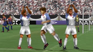 Pro Evolution Soccer  PS1 Gameplay 4K60fps [upl. by Maloney]