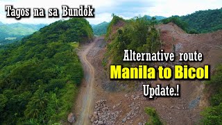 ATIMONAN TO MAUBAN ROAD UPDATE l NEW ALTERNATIVE ROUTE TO BICOL [upl. by Casilde984]