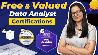 TOP 5 Best Certificates for DATA ANALYTICS  Google  IBM  CISCO  HARVARD [upl. by Cresida660]