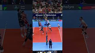 2 epic digs in a row volleyballworld volleyball eurovolley eurovolleym elevateyourself [upl. by Ynnattirb696]