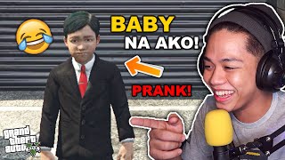 Maging BABY sa GTA 5 PRANK  Gta 5 Roleplay [upl. by Mellette182]