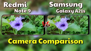 Redmi Note 9 VS Samsung Galaxy A21s Camera Comparison [upl. by Killion416]