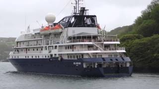 quotIsland Skyquot entering Fowey Docks [upl. by Yeslek]