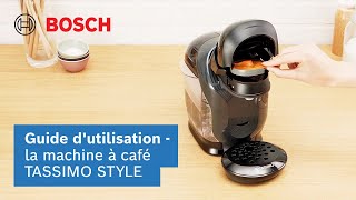 Mode d’emploi de la TASSIMO STYLE  première utilisation  Bosch Electroménager France [upl. by Yesnek691]