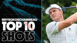 TOP 10 SHOTS Bryson DeChambeaus Best Shots Of 2024  So Far [upl. by Anaujnas722]