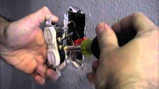 RicksDIY Replacing amp Inspecting A Duplex Outlet Receptaclewmv [upl. by Nimrac779]