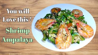 Shrimp Ampalaya quick and easy recipe  Foodie Goodie PH [upl. by Tedi]