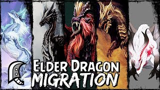 ┌MH4U┘ CQ Elder Dragon Migration  Kirin Kushala Teostra Rusted Kushala White Fatalis [upl. by Enail]