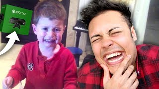 REACTING TO KIDS CRYING OVER BAD CHRISTMAS PRESENTS  SO FUNNY [upl. by Tierza]