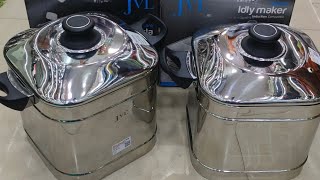 Kitchen Stainless Steel Idly Pathiram New Model Idly Pathiram Collections  Rice Strainer Pot [upl. by Ettenej]