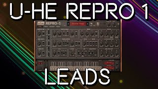 Uhe REPRO 1  Leads Presets with Maschine NO TALK [upl. by Odlanyer]