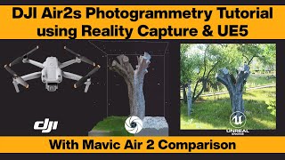 DJI Air2S amp Mavic Air 2 Photogrammetry Tutorial  Reality Capture  UE5  Zbrush [upl. by Lette]