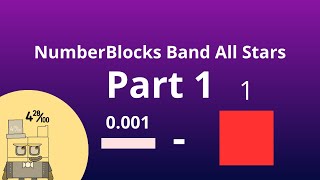 NumberBlocks Band All Stars Part 1 [upl. by Sanferd909]