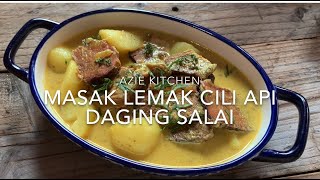 Masak Lemak Cili Api Daging Salai [upl. by Idnic]