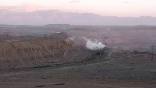 Steam of Sandaoling Coal Mine Railway ChinaDec2009 9 中国・三道嶺炭鉱鉄道の蒸気機関車（2009年12月）9 [upl. by Dehnel]