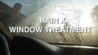 RainX Window Treatment [upl. by Nemajneb]