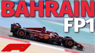 F1 BAHRAIN 2024  FP1  Live Reaction amp Commentary [upl. by Scibert]