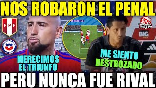 VIDAL SOBERBIO MENCIONA QUE CHILE MERECIÓ GANAR A PERU LAPADULA EXPLOTA Y LLORA POR PENAL ANULADO [upl. by Ylirama]