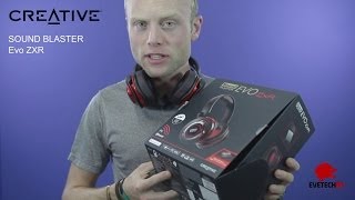 Creative Sound Blaster EVO ZxR Headset  Best Gaming Headset in the market [upl. by Cutter]