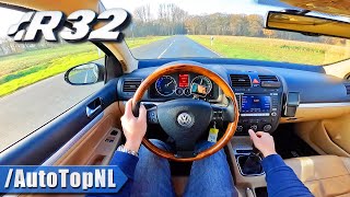 VW Golf R32 MK5 32 VR6 MANUAL POV Test Drive by AutoTopNL [upl. by Corbin283]