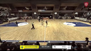 Vevey Riviera Basket vs Spinelli Massagno  Game Highlights [upl. by Aerdnaz805]