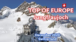 SWITZERLAND  TOP OF EUROPE  Jungfraujoch  Winter 2020 [upl. by Keegan]