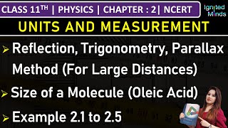 Class 11th Physics  Measurement of Large Distances  Example 21 to 25  Chapter 2  NCERT [upl. by Euqirrne464]