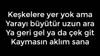 Fikret Dedeoğlu  Keşkelere Yer Yok Lyrics Sözleri [upl. by D'Arcy]