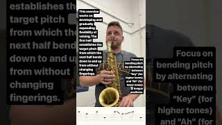 How to Gliss on Saxophone Part 1  Remington Voicing Exercise saxophone altosax glissando [upl. by Slavin]