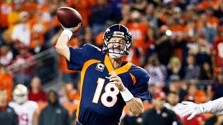 Peyton Manning Micd Up Breaking Favres NFL AllTime TD Pass Record  Sound FX [upl. by Inaoj]