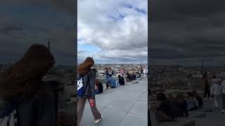 Stunning terrace view of Galeries Lafayette in Paris [upl. by Emily]