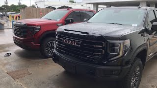 New GMC Sierra 1500 AT4 vs 1500 AT4X review [upl. by Server]