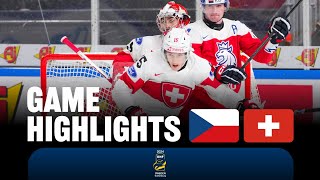 Highlights Czechia vs Switzerland  2024 WorldJuniors [upl. by Elisabet]