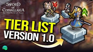 Sword of Convallaria GLOBAL LAUNCH TIER LIST No Power Creep [upl. by Zoe]