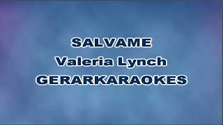 Sálvame  Valeria Lynch  Karaoke [upl. by Nittirb]