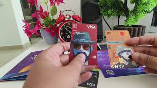 idfc first bank swyp up credit card unboxing [upl. by Derman20]