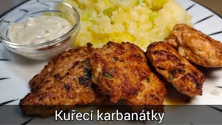 Mleté kuřecí karbanátky s bramborem  recept [upl. by Eceirehs341]