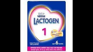 Nestle Lactogen Infant Baby Milk Stage 1 2 3 4  NESTLE LACTOGEN REVIEW [upl. by Oicnanev]