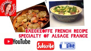 Baeckeoffe french recipe [upl. by Edlihtam]