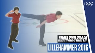 Adam Siao Him Fa at the 2016 Youth Olympics  Lillehammer2016 [upl. by Talich]