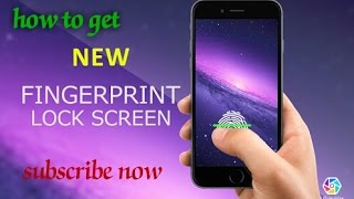 How to get fingerprint screen lock in any android mobile  By The Adviser No1 [upl. by Niasuh]