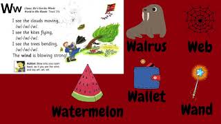 Jolly Phonics song Group 5 w song [upl. by Clayson48]