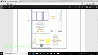 AutoCAD Civil 2D House plan Tamil Tutorial Part1 [upl. by Karyl]