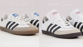 Comparing the Adidas Samba OG and Samba Classics  What’s the Difference  Which Should You Buy [upl. by Aenitsirhc]