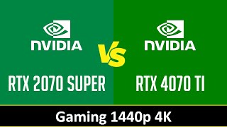 RTX 2070 SUPER vs RTX 4070 TI [upl. by Constantina]